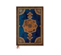 Paperblanks Agende 12 Mesi 2024 Indaco Safavita, Verticale - Grande (300 x 210), Inglese (Festività Internazionali)