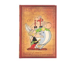 Paperblanks Agende 18 Mesi 2025, Asterix e Obelix, Midi, Orizzontale, Chiusura con Fascia Elastica