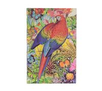 Paperblanks Agende 18 Mesi a Copertina Morbida 2025, Giardino Tropicale, Maxi, Verticale, Chiusura con Fascia Elastica