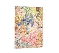 Paperblanks | Anemone | William Kilburn | Flexi a copertina morbida | Midi | Righe | Chiusura con Fascia Elastica | 176 Pg | 100 GSM