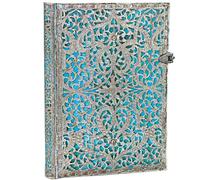Paperblanks – Diario a copertina rigida – Blu Maya – Righe – Midi