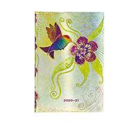 Paperblanks Calendario 18 mesi 2020-2021 Kolibri, orizzontale, mini (95 × 140 mm)