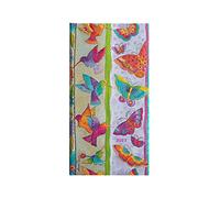 Paperblanks Diari 12 Mesi 2023 Colibris e Farfalle | Orizzontale | Delgado (95 × 180 mm)
