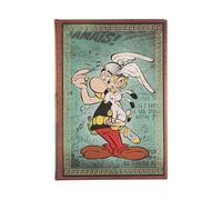 Paperblanks Diari a copertina rigida, Asterix il Gallo, Midi, Righe, Chiusura con Fascia Elastica