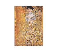 Paperblanks Diari a Copertina Rigida Centenario di Klimt - Ritratto di Adele | Righe | Midi (130 × 180 mm): Lined Midi