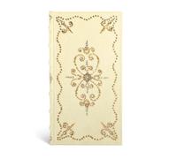 Paperblanks Diari a Copertina Rigida Crema alla Vaniglia | Righe | Delgado (95 × 180 mm)