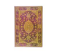 Paperblanks Diari a copertina rigida, Il Verziere, Grande, Bianco, Chiusura con Fascia Elastica