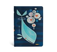 Paperblanks Diari a Copertina Rigida La Balena e il suo Amico | Righe | Midi (120 × 170 mm): Lined Midi