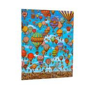Paperblanks | Festival delle Mongolfiere | Pierre Detective | Flexi a copertina morbida | Ultra | Righe | Chiusura con Fascia Elastica | 176 Pg | 100 GSM