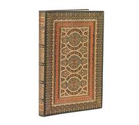 Paperblanks Flexi a copertina morbida, Dafni, Midi, Bianco, Chiusura con Fascia Elastica