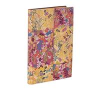 Paperblanks Taccuino Flexi Kara-ori Rosa Mini - Righe, Chiusura con Fascia Elastica