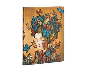 Paperblanks Flexi a Copertina Morbida Madame Butterfly | Righe | Ultra (180 × 230 mm)