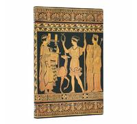 Paperblanks - Gathering of Deities - Ancient Greek Pottery - Softcover Flexi - Mini - Lined - Elastic Band - 208 Pg - 80 Gsm