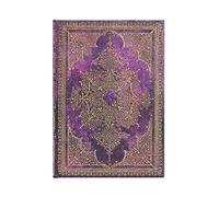 Paperblanks | Gioiello | Diari a copertina rigida | Midi | Bianco: Hardcover, 120 gsm, ribbon marker, memento pouch, elastic closure, book edge printing