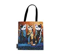 Paperblanks Kleo Cats Canvas Tote Bag | Marjorie Sarnat Art