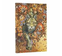 Paperblanks - Lynx Rising - Erica Williams Art - Softcover Flexi - Mini - Unlined - Elastic Band - 208 Pg - 80 Gsm