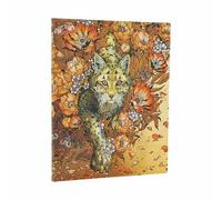 Paperblanks - Lynx Rising - Erica Williams Art - Softcover Flexi - Ultra - Unlined - Elastic Band - 176 Pg - 100 Gsm