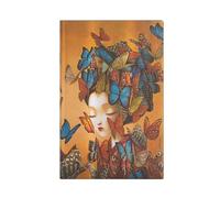 Paperblanks | Madame Butterfly | Planners a Puntini Flexi | Maxi | Puntini: Flexi softcover, 120 gsm, ribbon marker, memento pouch, book edge printing, no closure