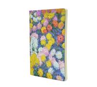 Paperblanks – Taccuino A4 Monet's Chrysanthemums – Copertina morbida, 80 pagine, 100 GSM senza righe