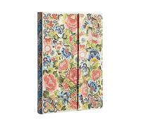 Paperblanks - Pear Garden - Peking Opera Embroidery - Midi - Wrap Closure - 120 Gsm: Hardcover, 120 gsm, ribbon marker, memento pouch, thumb cut tabs, wrap closure