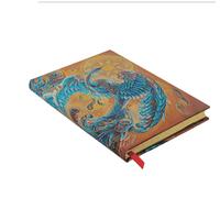 Paperblanks. Quaderno copertina rigida con elastico, a righe cm 12x17.L'ucello d