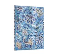 Paperblanks | Salice Blu | Celebrazione dell'Hanfu | Diari a copertina rigida | Midi | Righe | Chiusura Magnetica | 144 Pg | 120 GSM