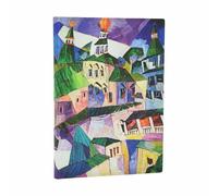 Paperblanks - St. Petersburg - Lentulov's Cityscapes - Softcover Flexi - Midi - Unlined - Elastic Band - 176 Pg - 100 Gsm