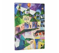 Paperblanks - St. Petersburg - Lentulov's Cityscapes - Softcover Flexi - Mini - Unlined - Elastic Band - 208 Pg - 80 Gsm