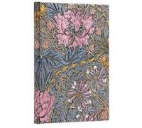 Paperblanks Taccuino copertina rigida, Midi, Bianco, William Morris, Caprifoglio Rosa - 13 x 18 cm