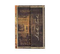 Paperblanks Diario a copertina rigida Tesla, Bozzetto di una Turbina, righe, Mini