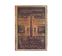 Paperblanks | Tesla, Bozzetto di una Turbina | Flexi a copertina morbida | Midi | Righe