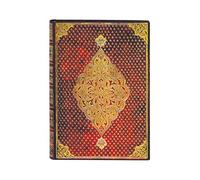 Paperblanks | Trifoglio Dorato | Diari a copertina rigida | Midi | Bianco