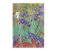 Paperblanks - Van Gogh's Irises - Midi - Elastic Band Closure - 120 Gsm