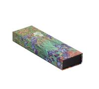 Paperblanks - Van Gogh's Irises - Pencil Case - Wrap Closure: Pencil Case with wrap closure, decorative printed cover paper