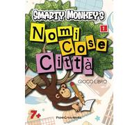 PaperCrazyWorks Smarty Monkey’s Nomi Cose Città Gioco Libro, 1-8 giocatori, 7-99 anni: Il Popolare Gioco di Parole per tutta la Famiglia in nuova ... e in versione libro. Ideale per le Vacanze
