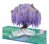 papercrush® Biglietto pop-up con albero di farfalle - biglietto regalo 3D per moglie, fidanzata e mamma (compleanno, buon miglioramento, penso a te), biglietto pieghevole fatto a mano con farfalle per