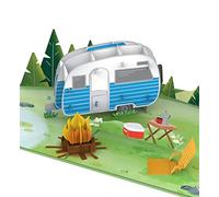 papercrush® Biglietto pop-up da campeggio con roulotte - Biglietto di compleanno 3D o regalo in denaro per campeggiatori, Divertente regalo da campeggio per donne e uomini (figlio, marito, figlia)