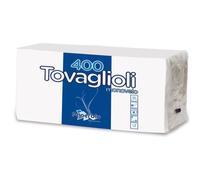 Paperdi 15 Confezioni da 400 tovaglioli monovelo 33x30 cm pura cellulosa 1E8S