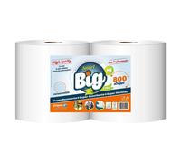 Paperdi Bobina professionale cellulosa BIG SMART 800 strappi 2 rotoli 1DE1
