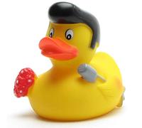 Paperella da bagno Kavalier con mazzo di fiori, cena I Duckshop I L: 7,5 cm