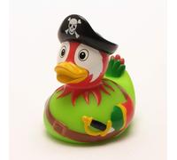 Duckshop | paperella di gomma pirata pappagallo | Bathduck | L: 8,5 cm