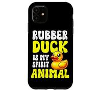 Paperella di gomma è il mio spirito animale anatroccolo di gomma Custodia per iPhone 11