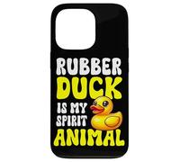 Paperella di gomma è il mio spirito animale anatroccolo di gomma Custodia per iPhone 13 Pro