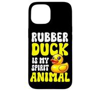 Paperella di gomma è il mio spirito animale anatroccolo di gomma Custodia per iPhone 15