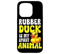 Paperella di gomma è il mio spirito animale anatroccolo di gomma Custodia per iPhone 15 Pro