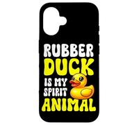 Paperella di gomma è il mio spirito animale anatroccolo di gomma Custodia per iPhone 16