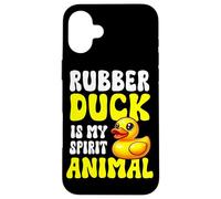 Paperella di gomma è il mio spirito animale anatroccolo di gomma Custodia per iPhone 16 Plus