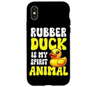 Paperella di gomma è il mio spirito animale anatroccolo di gomma Custodia per iPhone X/XS