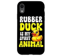 Paperella di gomma è il mio spirito animale anatroccolo di gomma Custodia per iPhone XR