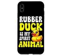 Paperella di gomma è il mio spirito animale anatroccolo di gomma Custodia per iPhone XS Max